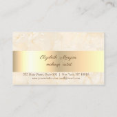 Eleganter, goldener Streifen, Marmortreue Karte (Rückseite)