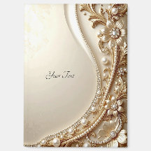 Eleganter goldener verzierter Blumenmagnet