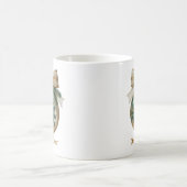 Eleganter goldener Weihnachtsbaumwolle Goldbug Kaffeetasse (Mittel)