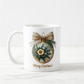Eleganter goldener Weihnachtsbaumwolle Goldbug Kaffeetasse (Links)