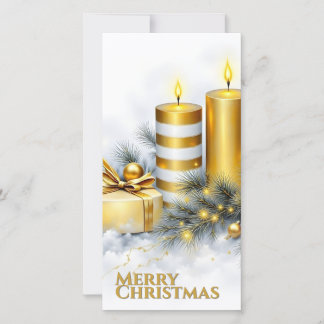 Eleganter goldener Weihnachtsschmuck