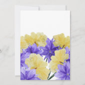 Eleganter goldfarbener Rahmen, Brautparty Einladung (Rückseite)