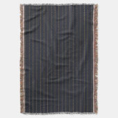 Eleganter goldgelber gestrichener Streifen Blau gr Decke (Vorderseite Vertikal)