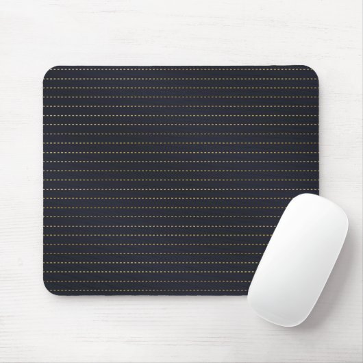 Eleganter goldgelber gestrichener Streifen Blau gr Mousepad (Mit Mouse)