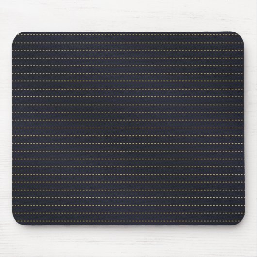 Eleganter goldgelber gestrichener Streifen Blau gr Mousepad (Vorne)