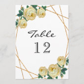 Eleganter Goldgeo-Glitzer Ankündigung (Vorderseite)