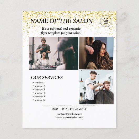 Eleganter Goldgräber Flyer (Vorne)