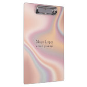Eleganter Goldholografischer Event-Planer der mode Klemmbrett (Rechts)
