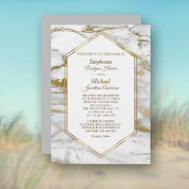 Eleganter Goldmedaille Glitzer Einladung