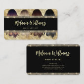 Eleganter Goldmedaille Glitzer Rodelbahn mit Aussi Visitenkarte (Vorne/Hinten)