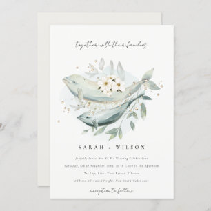 Eleganter Goldmedaille unter Wasser Dankeskarte