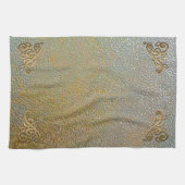 Eleganter Goldmetallblick der Goldrolle-| Handtuch (Horizontal)