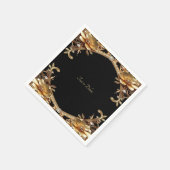 Eleganter Goldrahmen Serviette (Ecke)