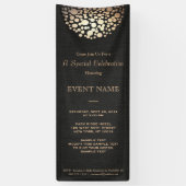 Eleganter Goldrausch Banner (Vertikal)