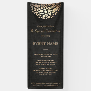 Eleganter Goldrausch Banner