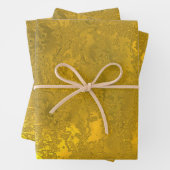 Eleganter Goldrausch Geschenkpapier Set (Beispiel)