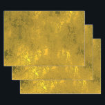 Eleganter Goldrausch Geschenkpapier Set<br><div class="desc">Neues elegantes Gold,  Spitzeneffekt-Verpackungspapier-Design.  Wrap dieses besondere Geschenk für Hochzeit,  Geburtstag,  Weihnachten,  Jahrestag und andere besondere Anlässe.</div>