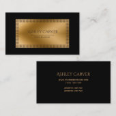 Eleganter Goldschimmer Visitenkarte (Vorne/Hinten)