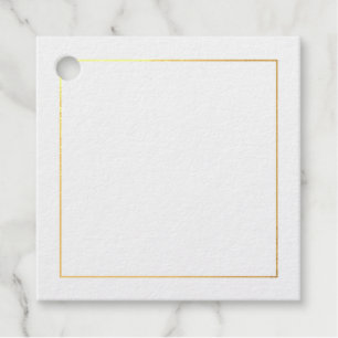 Eleganter Goldschmied Blank Geschenkanhänger