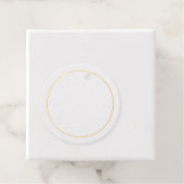 Eleganter Goldschmied Blank Geschenkanhänger (Mit Box)