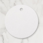 Eleganter Goldschmied Blank Geschenkanhänger (Rückseite)