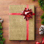Eleganter Goldschmied Geschenkpapier