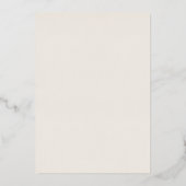 Eleganter Goldschmied | Spanische Hochzeit von Elf Folieneinladung (Rückseite)