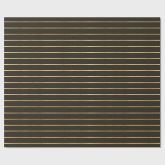 Eleganter Goldschmied und Dunkelbraun Geschenkpapier (Flach)