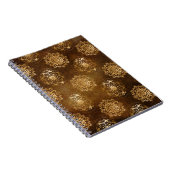 Eleganter Goldschmied und Schwarzes Indianermandal Notizblock (Rechte Seite)