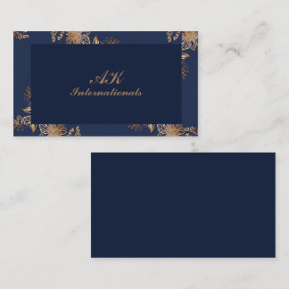 eleganter Goldstandard, 3,5" x 2,0" Visitenkarte