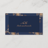 eleganter Goldstandard, 3,5" x 2,0" Visitenkarte (Vorderseite)