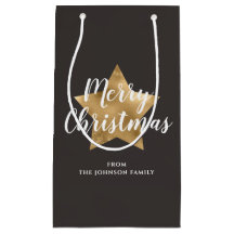 Eleganter Goldstern Weihnachten