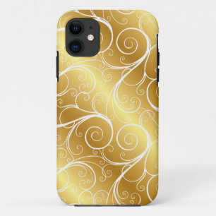 Eleganter Goldstrudel iPhone Fall Case-Mate iPhone Hülle