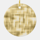 Eleganter Goldtropfender Glitzer Keramik Ornament (Hinten)