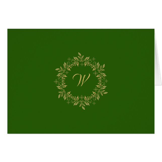 Eleganter GoldWreath (H) WÄHLEN SIE (Vorderseite (Horizontal))