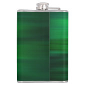 Eleganter Golf Monogram Design Vinyl Wrapped Flask Flachmann (Rückseite)