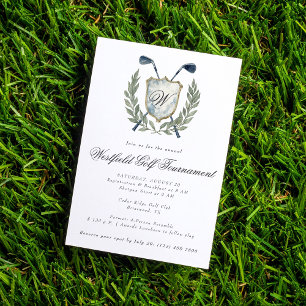 Eleganter Golf Turnierclub Einladung