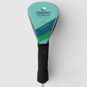 eleganter Golfername Stilblauer Golfkopfdeckel Golf Headcover