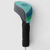 eleganter Golfername Stilblauer Golfkopfdeckel Golf Headcover (angewinkelt)