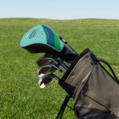 eleganter Golfername Stilblauer Golfkopfdeckel Golf Headcover (In SItu)
