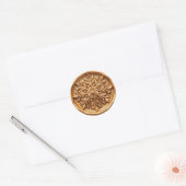 Eleganter Golfurlaub Runder Aufkleber (Umschlag)