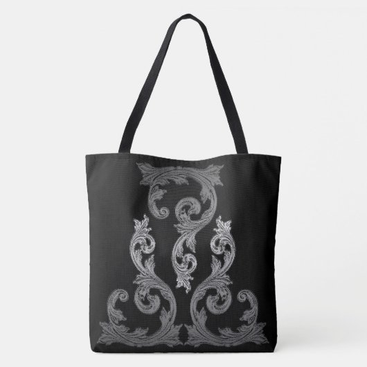 Eleganter Goth Entwurf Tasche (Rückseite)