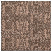 Eleganter Gothic Fleur de Lys Chateau Style Stoff (Muster)