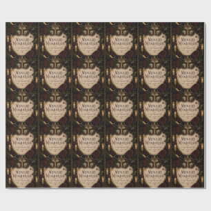 Eleganter Gothic Halloween-Dinnerparty-Stil Geschenkpapier