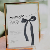 Eleganter gotischer Schwarzer Bow Bringen des Knot Sockelschild