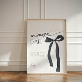 Eleganter gotischer Schwarzer Bow Bringen des Knot Sockelschild