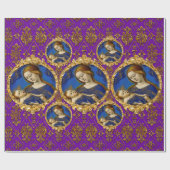 Eleganter göttlicher Säugling (10 m) Geschenkpapier (Flach)