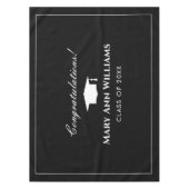 Eleganter Graduiertentisch für Graduierte Tischdecke (Vorderseite)