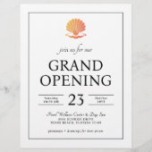 Eleganter Grand Opening Flyer | Wellness-Center, S (Vorne)