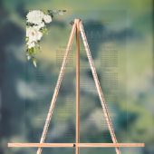 Eleganter, grau-grüner Empfang Acrylschild (Neutral)